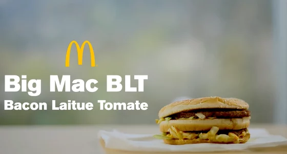 Reproduction d’une publicité McDonald’s